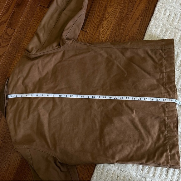 Vintage 1980s Carhartt Duck Brown Button Front Coat - Picture 11 of 12